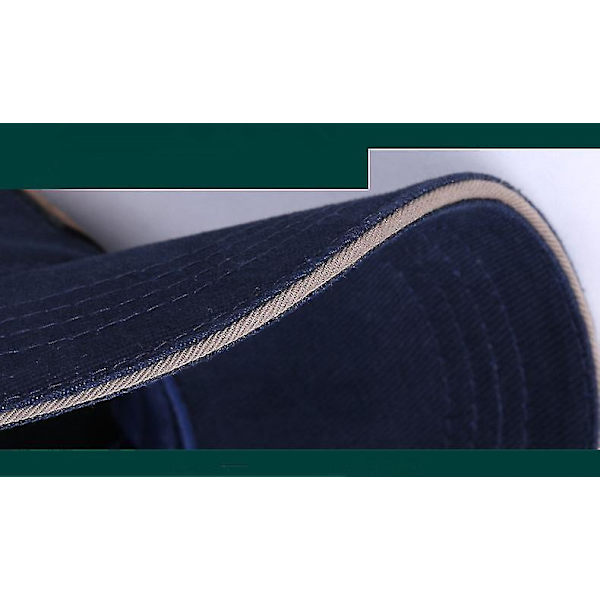 Blå unisex sommar enfärgad baseballkeps justerbar hatt