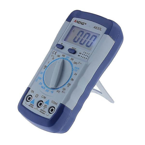 Lcd Digital Multimeter Ac Dc Spenning Diode Freguency Multitester Strømmåler（uten batteri）