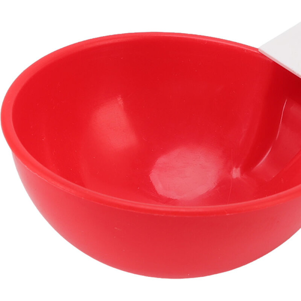 10 Set Kyckling Drickkoppar Automatisk Vatten Drickare Stor Röd Plastskål för Anka Fågel Höna G3/4