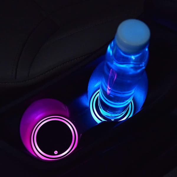 Billadholder LED-lysunderlag - 2-pakning