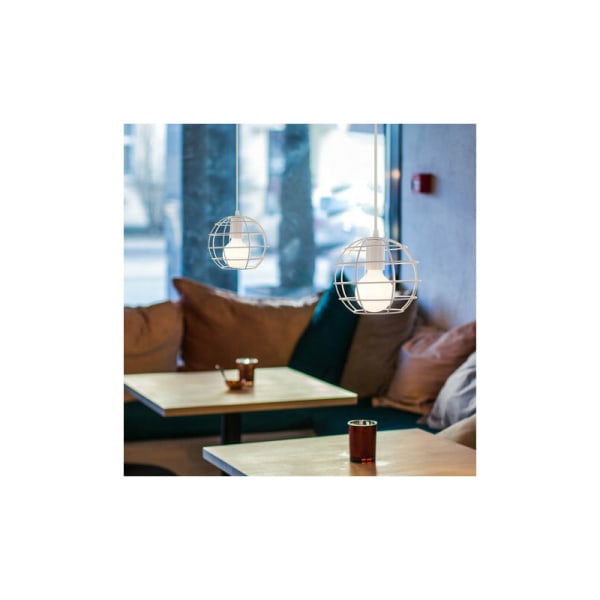 Industriell vintage taklampa i bitar E27 sovrum vardagsrum kök hängande lampa rund smidesjärn belysning vit – vet du? DRIVE