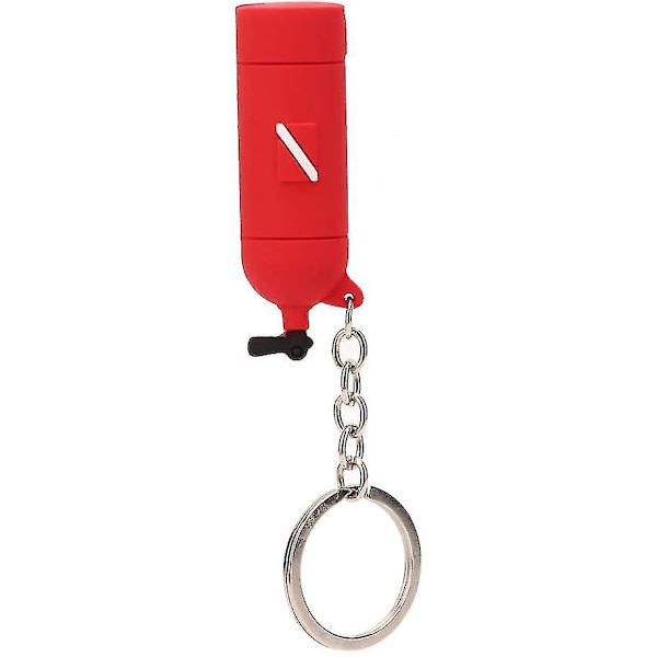 Mini dykkertema nøkkelring (rød)