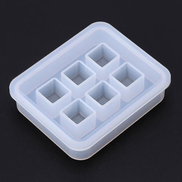 Silikonkristall Epoxy 3d Kubform Med Hålform Med Spår