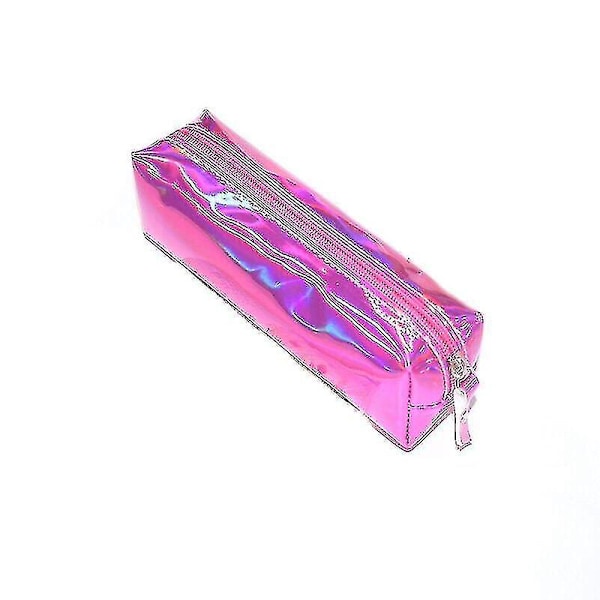 (silver)pencil Case Quality Pu School For Girls Boy School Supplies Stationery Cute Pencil Box