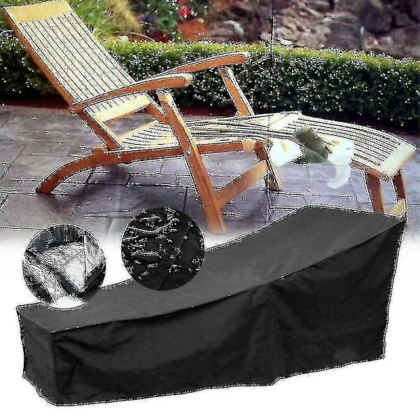 Slitstarkt Vattentätt Solstolsöverdrag Solbädd Trädgårdsmöbler Överdrag Patio Rattan_h