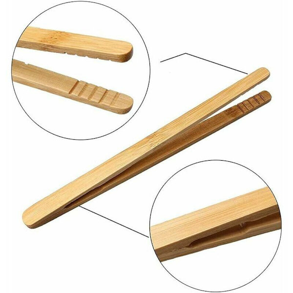BF 12-pack bambu-toasttänger, bambukökstänger, köksredskap, socker, bambusallad, Kongfu-tetänger