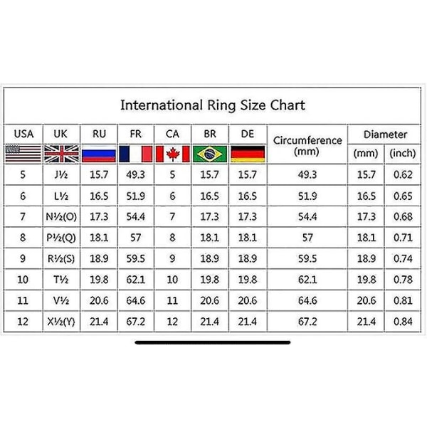 Naturlig Safir Ring Rundt Kutt Kubisk Zirkonia Løfteringer Klassisk Evighet Forlovelse Bryllup Ringsett For Kvinner（Størrelse10）