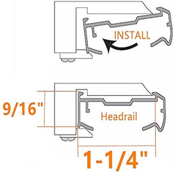 Braketter Støtte Braketter For Folding Blinds(4stk, hvit)