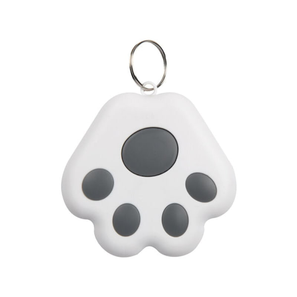 GPS-tracker, GPS Mini Tracking Locator, Bärbar Bluetooth Smart Anti-lost Trådlös Enhet Finder Barn Resväska Husdjur Set-grå