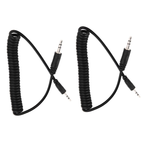 2 stk. 3,5 mm til han flash C1 synkroniseringskabel 3,5 mm c1 flash trigger spolekabel til Eos 70d kamera