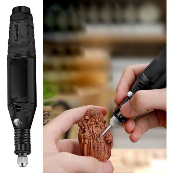 Mini borr ABS elektroniska komponenter multifunktion 12V 13W borrverktyg ben carving skärning polering buffing slipmaskin set