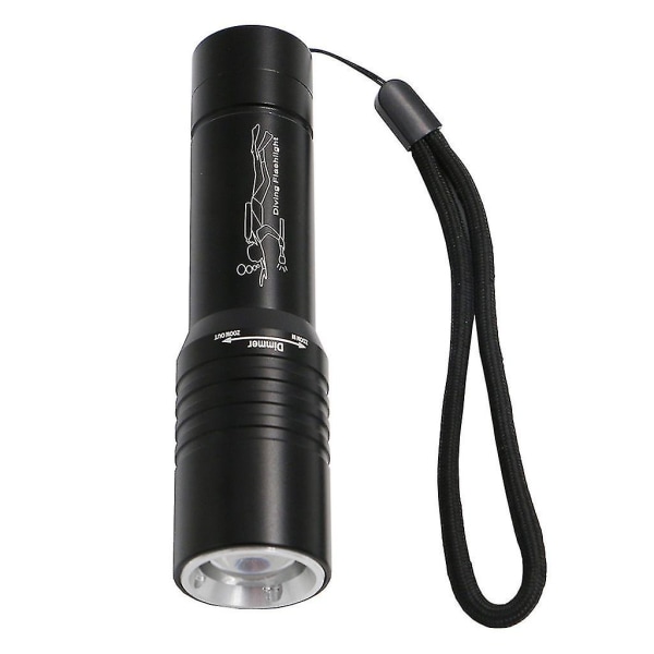 Diving Underwater 60M Lamp LED Torch Flashlight Light（A）