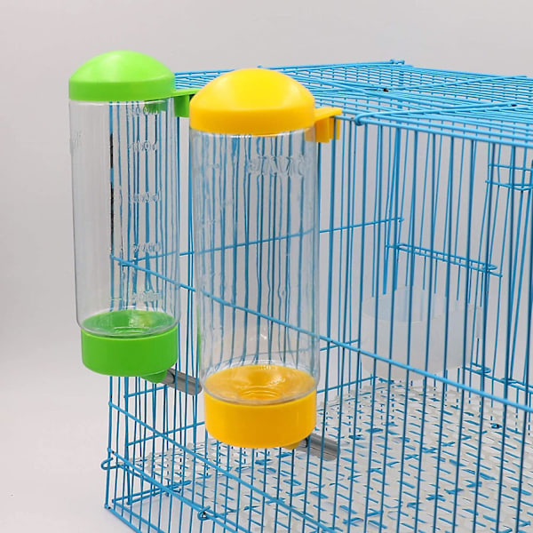 2 stk 400 ml automatisk hamsterflaske, vannflaske i plast til dverghamster, vanntett