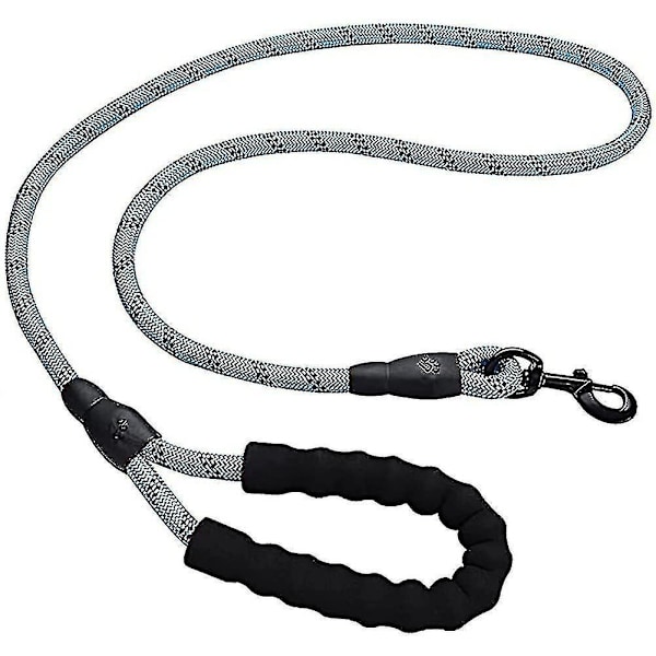 Tau med mykt polstret håndtak og reflekstråder Nylon slitesterk hund
