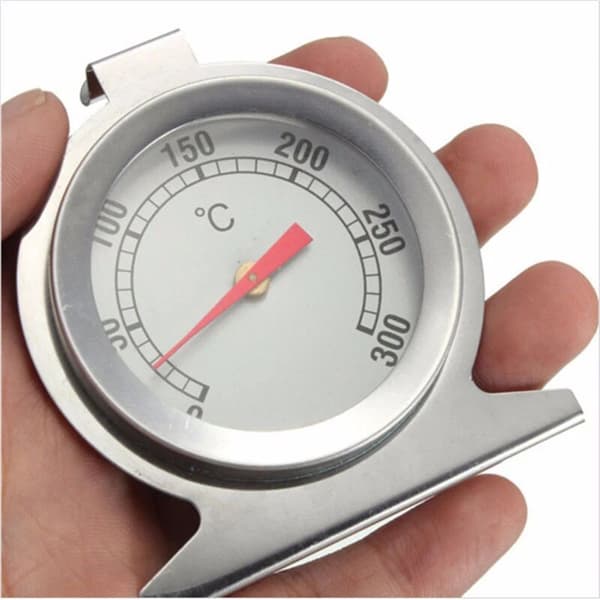 Rostfri ugnskoktermometer Minitermometer Grillmattermometer för hemmakök