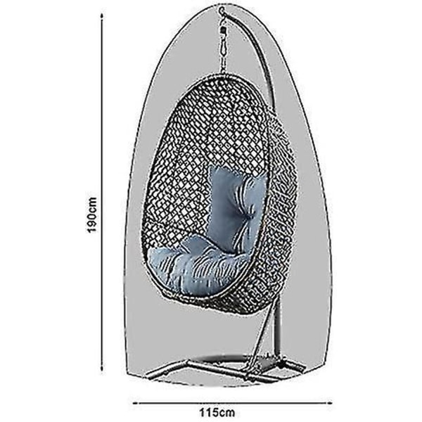 Betræk til hængestol Vandtæt hængestolbetræk med holdbar snøre