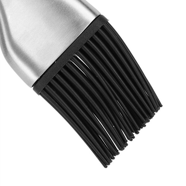 Grillborste i rostfritt stål med silikonhuvud (30 cm)