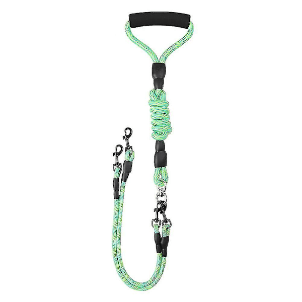 Hund Valp Våg Mönster Dragrep Avtagbart Promenad Halsband Husdjur Tillbehör（S，Grön）