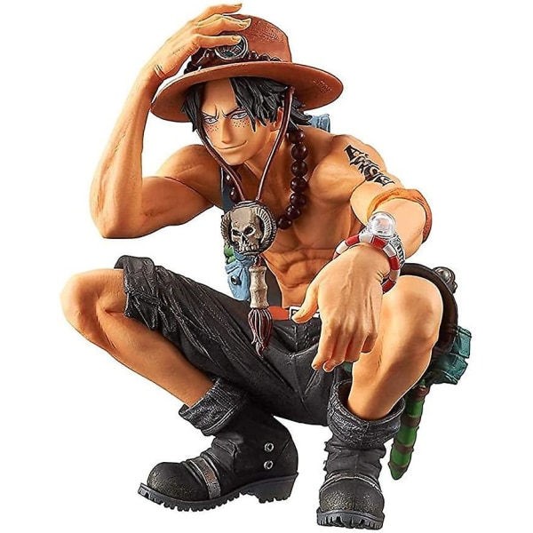 Utsökt Portgas D. Ace Figur King Of Artists Series, Specialversion Boxed Model Staty Desktop Decoration Fans Collections