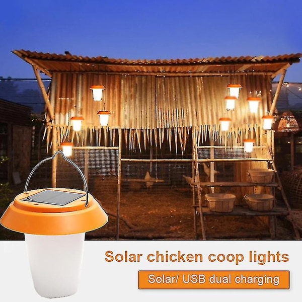 Solcelle Farm Kyllingehus Special Lampe Super Lys Stærk Belysning Lampe 2024NY