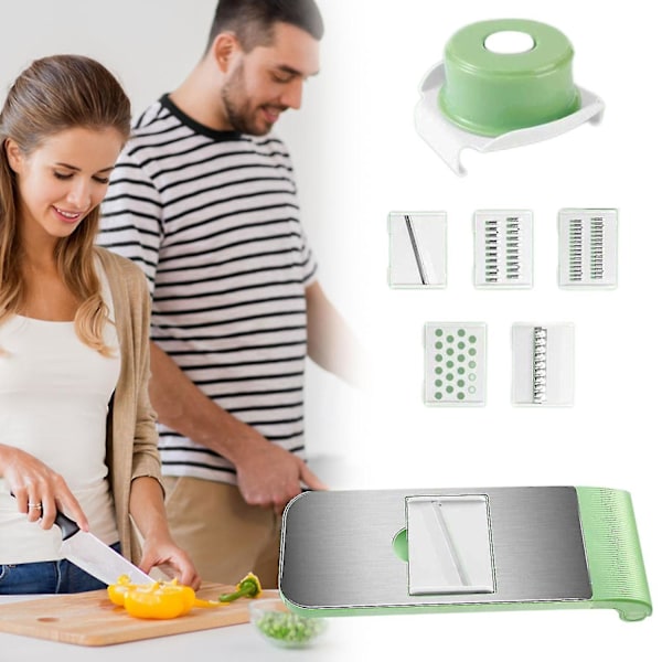 Rostfritt Stål Potatisrivare Multifunktionell Potatisskärare Strimlare Universell För Hemkök