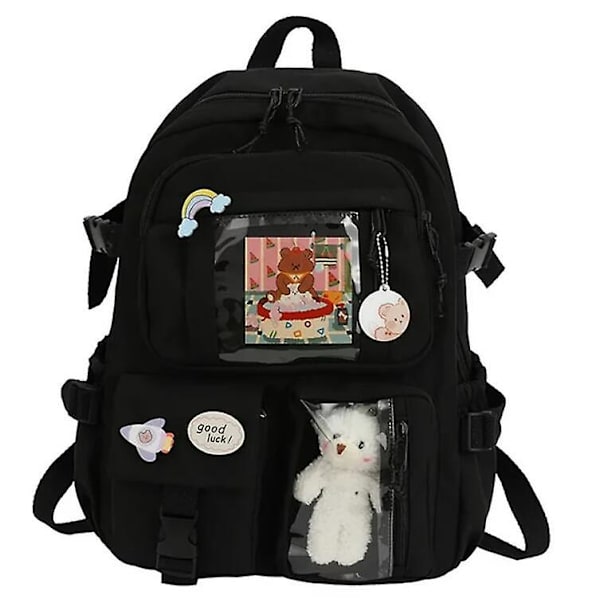 Funnybeans Kawaii reppu, ihana pastellinen reppu teini-ikäisille tytöille