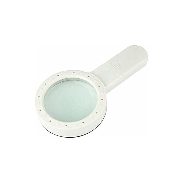 Lupe Lupe Lupp för äldre, handhållen, LED, hög förstoring, Ques, smycken, identifiering, diameter
