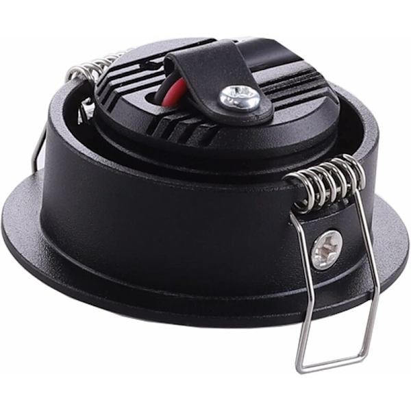 4 Mini LED-infällda spotlights, infällda takspotlight, lampa, 1 W, varmvit? 3000K, för skyltfönster, tak, kök, skåp, DIY-belysning, etc
