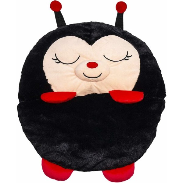 Hopfällbar sovsäckskudde 2 i 1 Anti-kick sovsäck för Kids Ladybug Style