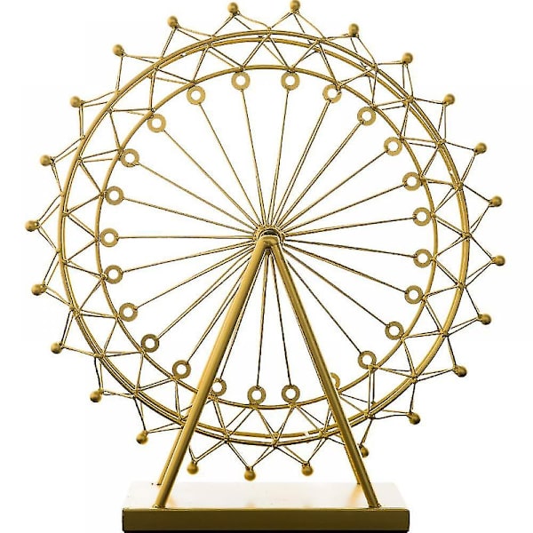 Mike pariserhjul modell, pariserhjul prydnad legering metall statyer skulpturer, bordsskiva konst skulptur modell skåp skrivbord dekorativ konst staty för hem