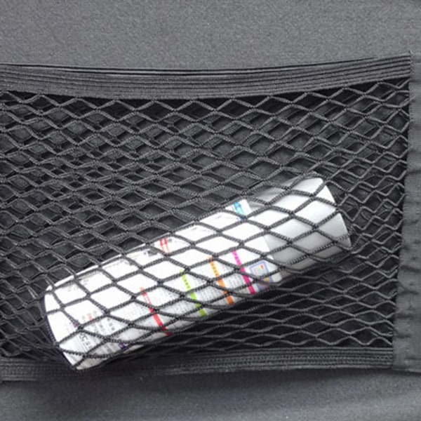4X bagagenät för bagageutrymme, elastiskt nät för bagage, förvaringsnät för bil, organiseringsnät för bagageutrymme, 25 x 40 cm