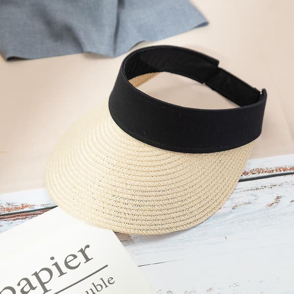 Kvindernes sommer solhat solbeskyttelse strikning sammenklappelig mode casual hat