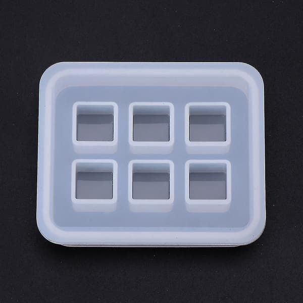Silikonkristall Epoxy 3d Kubform Med Hålform Med Spår