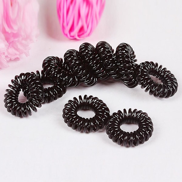 10 Pcs Quality Elastic Telephone Wire Transparent Elastic Hairband Plastic Rope