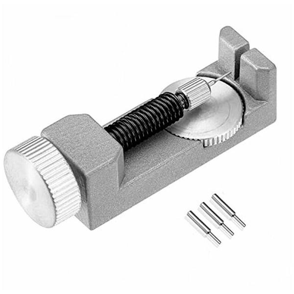 longziming Klockarmband Anslutningsstift Remover Pin Remover Klockarmband Verktyg Reparationssats för Urmakare med 3 extra stift