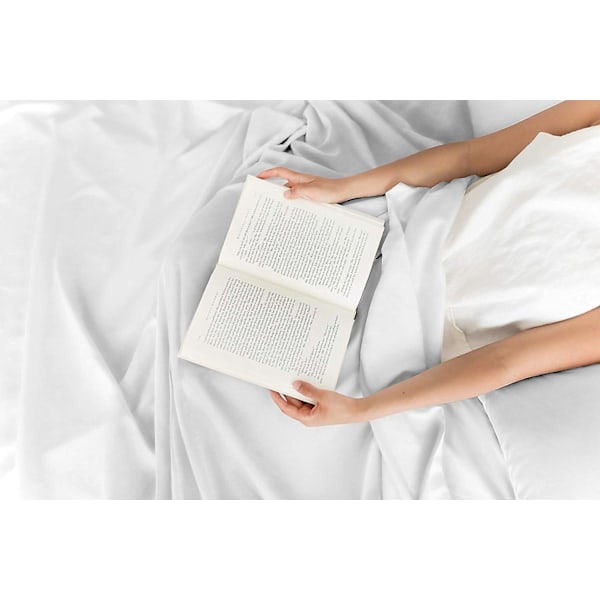Lakanset för dubbelsäng - Andningsbara och svalkande lakan - Hotell-lyxiga lakan - Extra mjuka - Djupa fickor - Lätt att passa - 3-delat set - Rynkfria - Comf