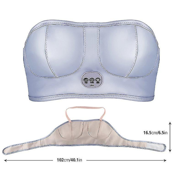 Bärbar elektrisk bröstmassager, uppladdningsbar bröstförstoringsstimulator
