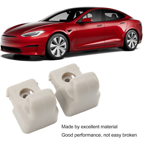 2 st solskydds clips 1130993-00-A vänster höger solskydd krok ersättning för Tesla Model 3 2017-2020