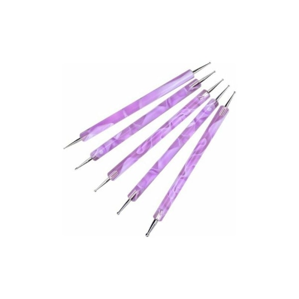 BEFXSJ 5-pack nagelpennor (lila), CRUEL