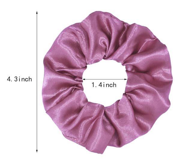 40 st hårbulle satin elastiska pannband - Crunchie hårbandssladdar | Hårtillbehör för kvinnor och flickor