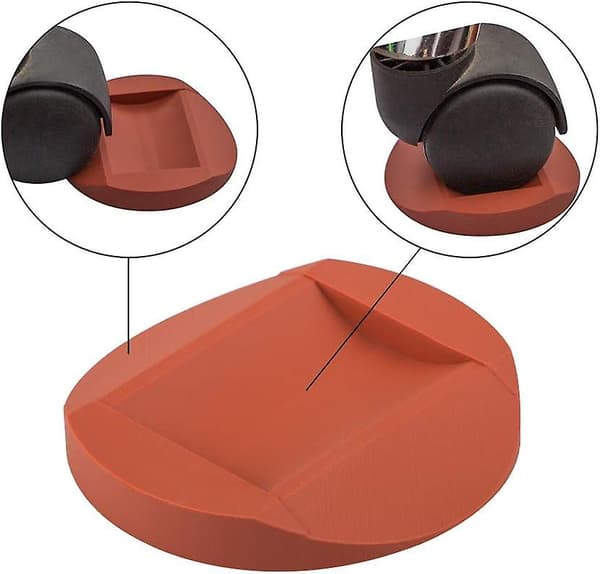 Pcs Anti-slip Gummifødder Pads Til Møbelhjul, Sofa Og Senge, Til Alle Gulvtyper