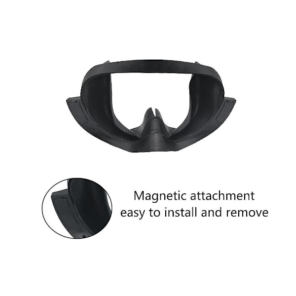 För 2023 Mate Quest Pro Blackout Ögonmask Vr Dekompressionsrem Bekväm Skuggning Linsskydd P (Svart)