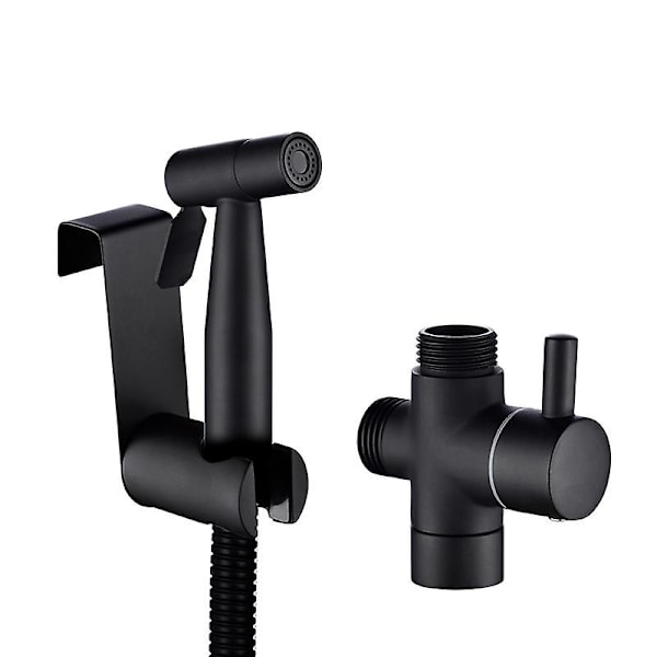 Toilet Håndbruser i Rustfrit Stål Toilet Håndbruser Kit, Sort Spray Hånd