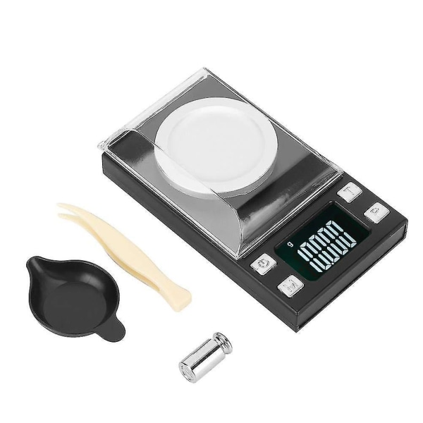Digital elektronisk vægt 0,001G høj præcision bærbar mini lcd digital elektronisk vægt til Weighi