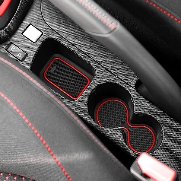Musta 10 pölytiiviä mattoa Clio 4 2013-2019 - Mukitelineisiin, keskikonsoliin, oveen, laukkuun, reunukseen sopivat personoidut lisävarusteet