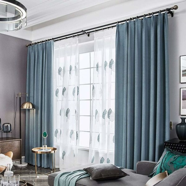 2 st dubbelkrok gardinstångshållare för vardagsrum sovrum gardinstångshållare (svart) (2 st)