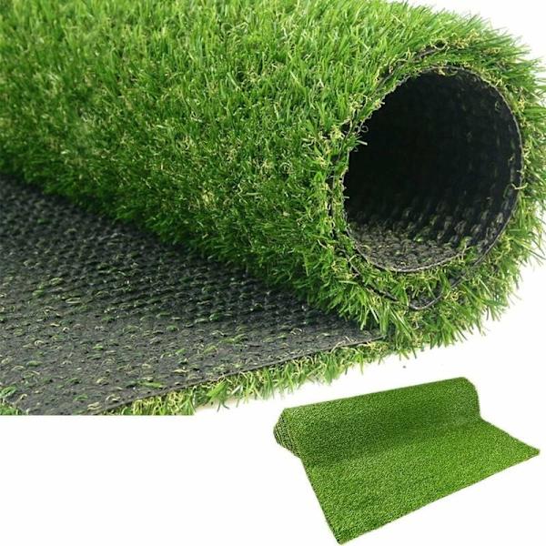 Konstgräs Konstgräs Gräsmatta Utomhus Inomhus Balkong Konstgräs för Trädgård Husdjur Hundar 20 mm Höjd (1 m x 2 m)