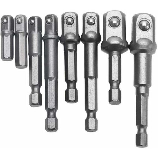 Del 1/4\" 3/8\" 1/2\" Magnetisk Bithållare Skruvmejsel Förlängningsadapter Hex/Fyrkant Skruvmejsel Sortiment