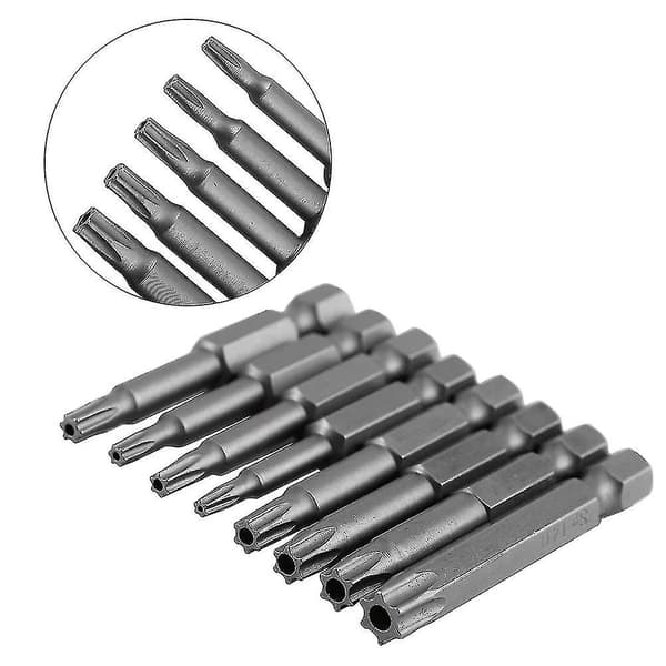 10 stk Hss Co rette skaft spiralbor for rustfritt stål jernplate (5,5 mm)