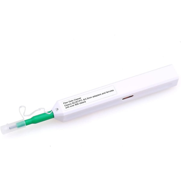 Rengöringspenna med ett klick för Sc St och Fc fiberoptiska kontakter (grön)